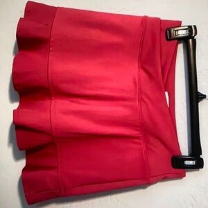 Red women’s skort